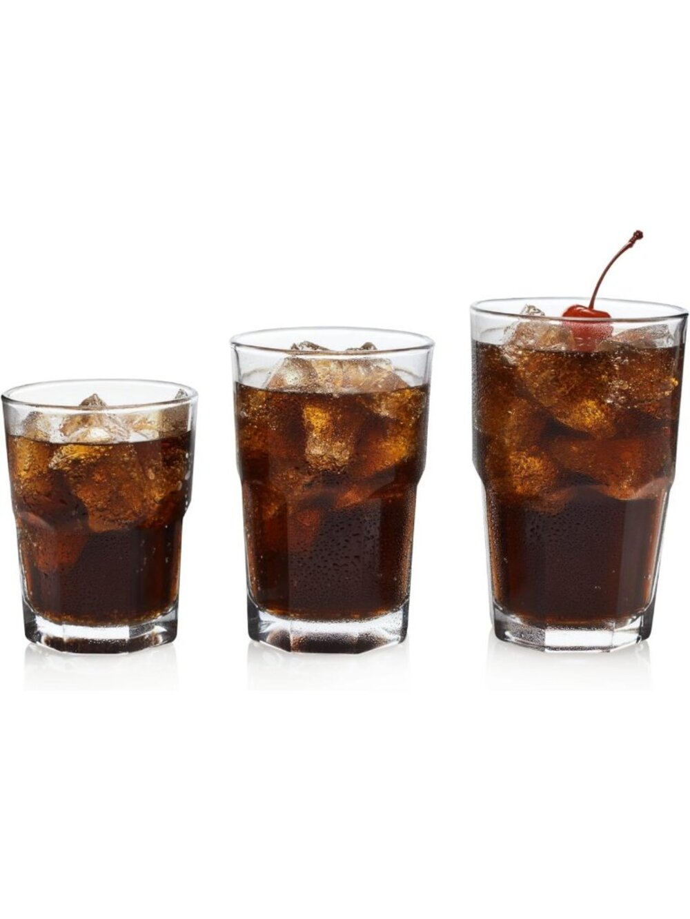 18-Piece Stackable Glass Set - Classic Tumbler, Rocks & Juice Cups for Everyday